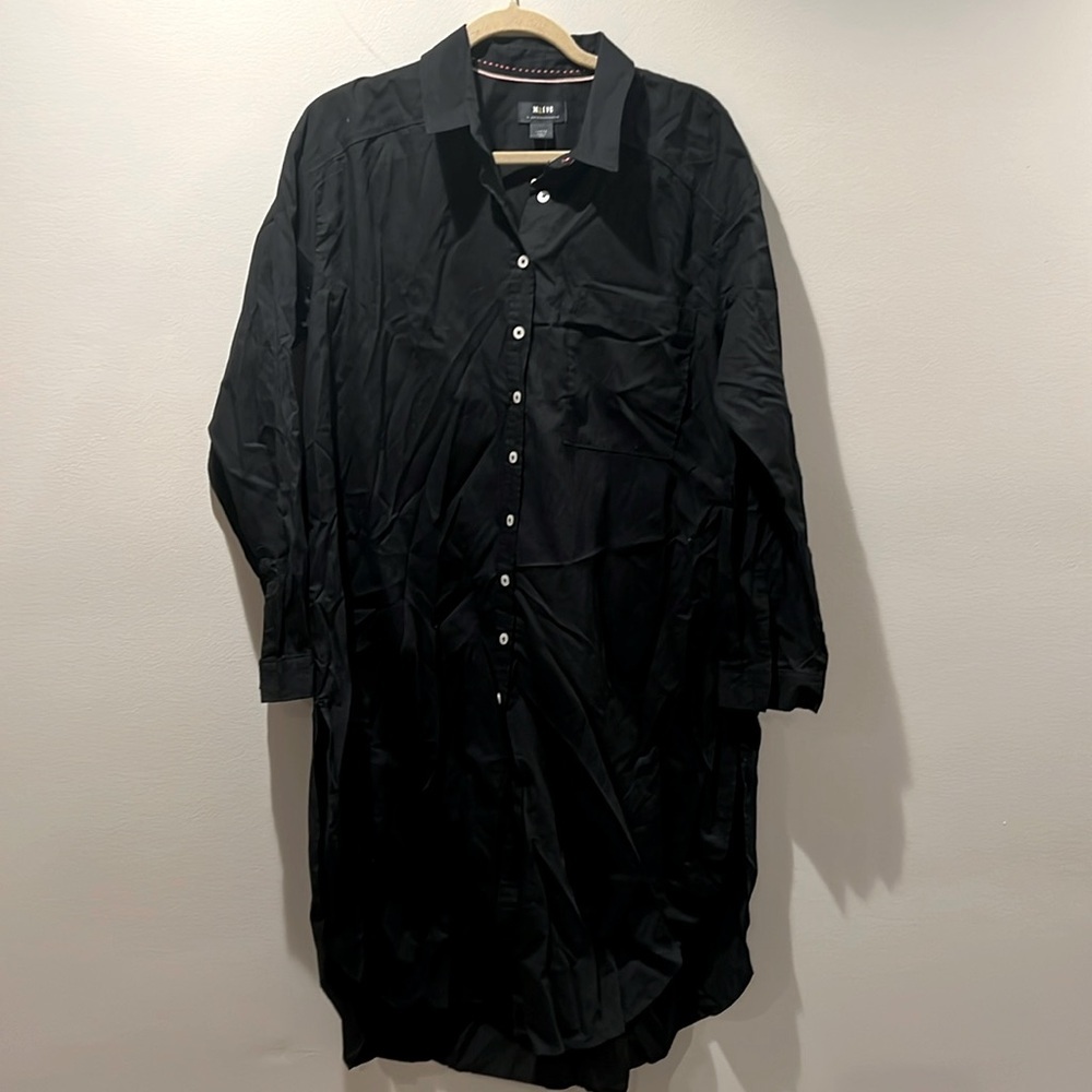 Maeve Black Midi Dress